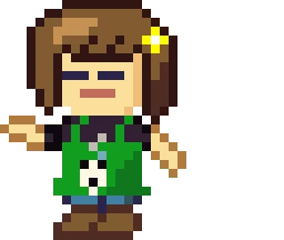 A ghost character in Ghostly Beans Cafe 2