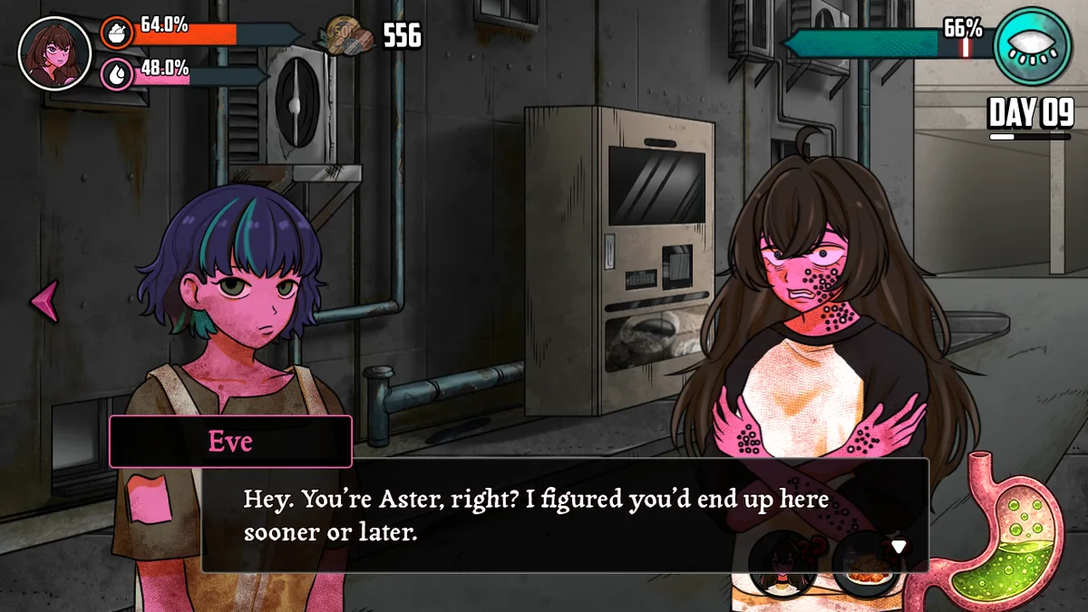 A survival run scene in Interdimensional Vending Machine